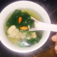 枸杞叶排骨汤做法图解10)