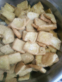 美味的炸豆腐