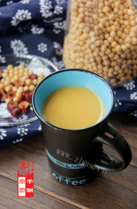 好吃的红枣枸杞子豆浆做法图解10)