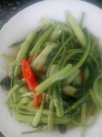 家常菜清炒油菜做法图解6)