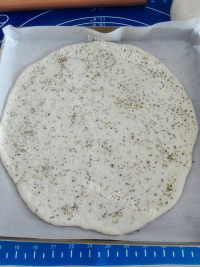 小清新风的意大利香草薄饼做法图解10)