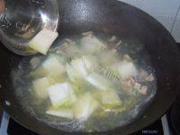美味的咸肉冬瓜汤做法图解5)