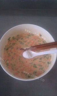 自制韭菜胡萝卜鸡蛋饼做法图解6)