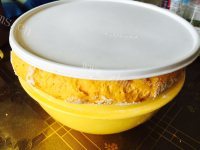 自制南瓜豆沙包做法图解1)
