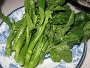 白灼芥兰做法图解1)