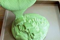 美味的抹茶红豆蛋糕卷做法图解13)