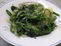 简易的菠菜炒粉丝