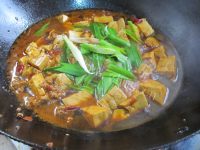 DIY肉末烧豆腐做法图解6)