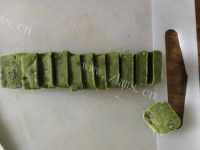 自制抹茶饼干做法图解10)