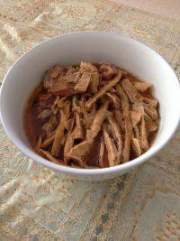 家常菜笋干炖肉