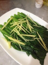 家常菜盐水菜心做法图解9)