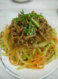 家常菜炝拌土豆丝