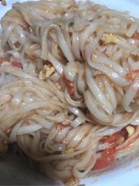 美味的番茄鸡蛋拌面