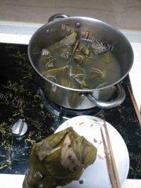提子红豆红枣粽做法图解4)