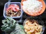 荷叶糯米鸡做法图解1)