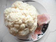 味道十足的菜花炒肉做法图解1)