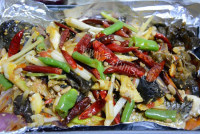 好吃的豆豉烤鱼做法图解6)