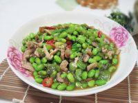 家庭版毛豆炒肉