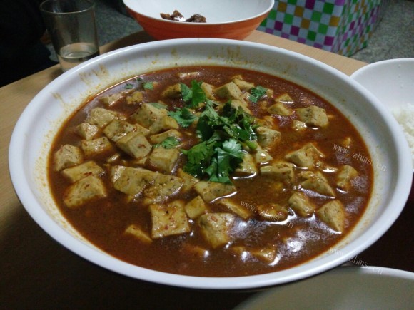 美味的麻辣豆腐