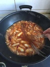 韩式牛肉卷年糕料理（简单版）做法图解8)