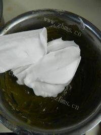 美味的抹茶蛋糕做法图解9)