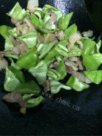 家常菜青椒炒肉做法图解6)