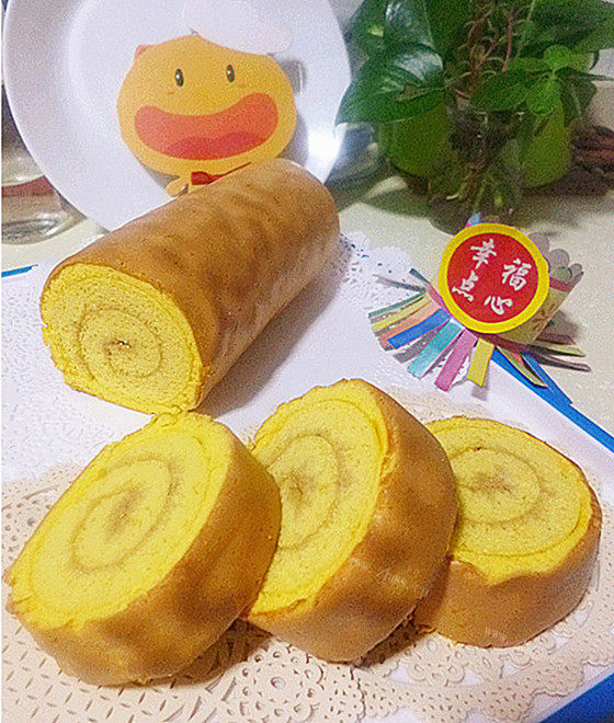 香气浓郁的虎皮蛋糕卷