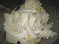 家常菜五花肉白菜炖粉条做法图解1)
