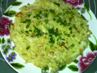 营养卷心菜煎饼做法图解12)