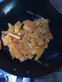 家常菜清炒胡萝卜