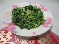 自制的蒜蓉苋菜