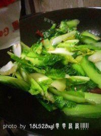 家常菜蚝油小白菜