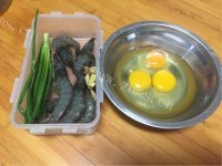 美味的虾仁蒸蛋做法图解1)