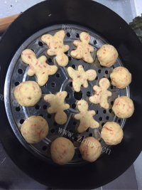 自制胡萝卜馒头做法图解6)
