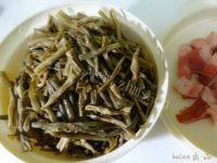 自制干豆角烧肉做法图解3)