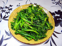 家常菜清炒油菜心