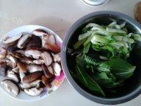家常菜香菇扒油菜做法图解1)
