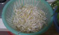 爽滑绿豆芽炒韭菜做法图解2)
