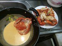 帝王咖喱蟹做法图解13)