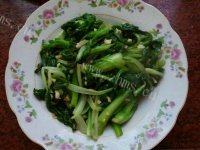 自己做的清炒小白菜