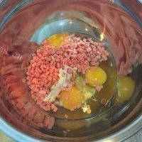 自制火腿肠鸡蛋饼做法图解2)