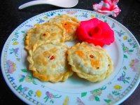 自己做的油渣饼