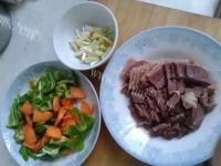 家常菜青椒牛肉片做法图解4)