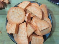 美味的红薯粉蒸肉做法图解9)