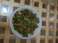 家常菜青椒炒肉丝