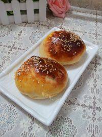 香甜芝麻面包做法图解8)