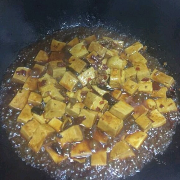 独特的炒豆腐