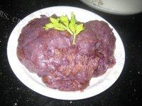自己做的香煎紫薯饼