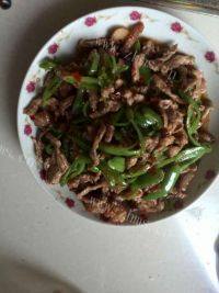 家常菜青椒炒肉