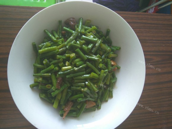 独特的豇豆角炒肉